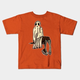 Sneaker Ghost (Dark Version) Kids T-Shirt